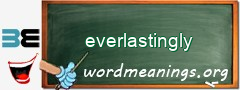 WordMeaning blackboard for everlastingly